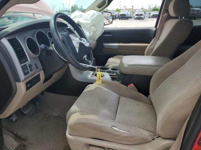 5TFBV54127X019869 - 2007 TOYOTA TUNDRA DOUBLE CAB SR5 RED photo 7