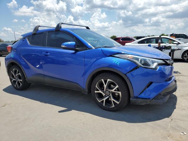 NMTKHMBX2JR029693 - 2018 TOYOTA C-HR XLE BLUE photo 4