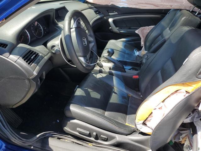 1HGCS12838A012313 - 2008 HONDA ACCORD EXL ლურჯი ფოტო 7