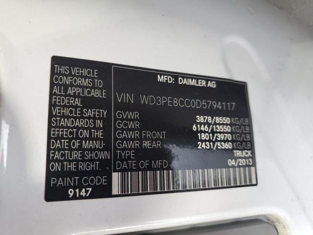 WD3PE8CC0D5794117 - 2013 MERCEDES-BENZ SPRINTER 2500 WHITE photo 13