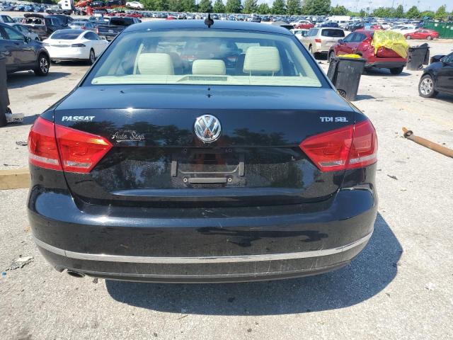 1VWCN7A37EC059971 - 2014 VOLKSWAGEN PASSAT SEL Черный фото 6