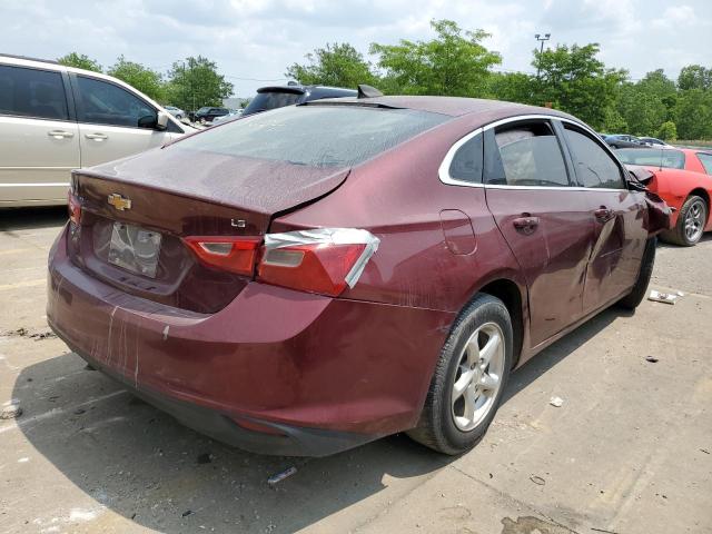 1G1ZB5ST3GF278624 - 2016 CHEVROLET MALIBU LS MAROON photo 3