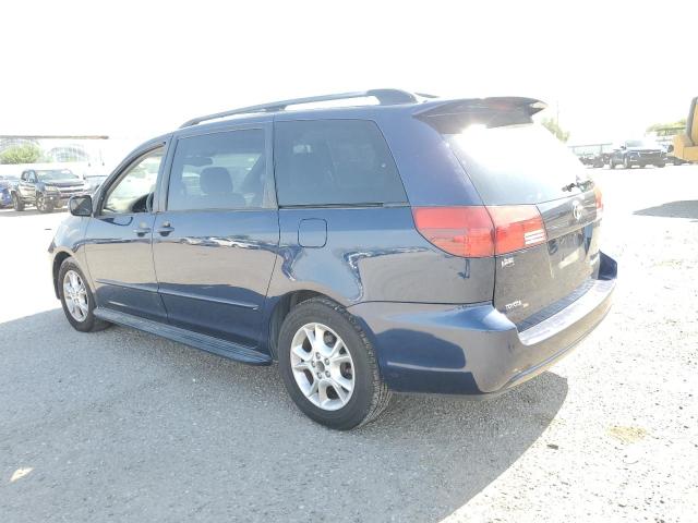 5TDZA22C05S385569 - 2005 TOYOTA SIENNA XLE BLUE photo 2