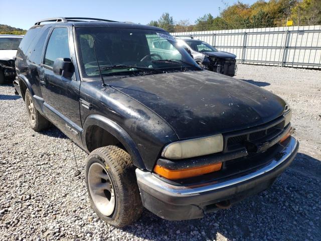 1GNCT18W31K232575 - 2001 CHEVROLET BLAZER BLACK photo 1