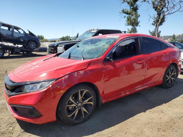 2HGFC2F81KH543285 - 2019 HONDA CIVIC SPORT წითელი ფოტო 1