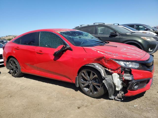 2HGFC2F81KH543285 - 2019 HONDA CIVIC SPORT წითელი ფოტო 4