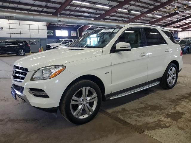 4JGDA5HB5CA037038 - 2012 MERCEDES-BENZ ML 350 4MATIC WHITE photo 1