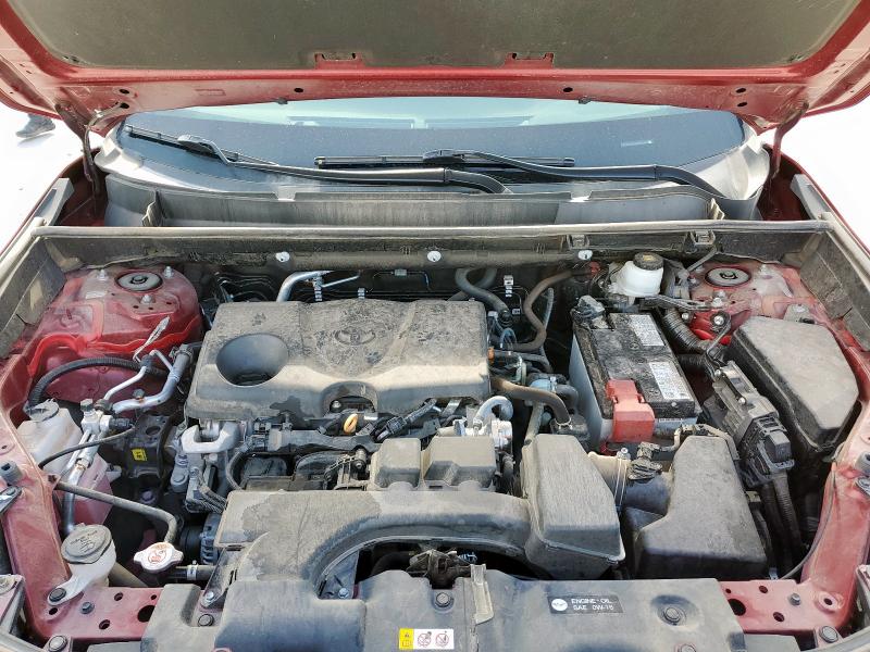 2T3F1RFV6NW304385 - 2022 TOYOTA RAV4 LE BURGUNDY photo 12