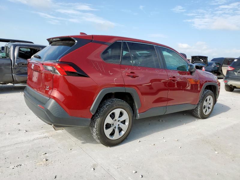 2T3F1RFV6NW304385 - 2022 TOYOTA RAV4 LE BURGUNDY photo 3