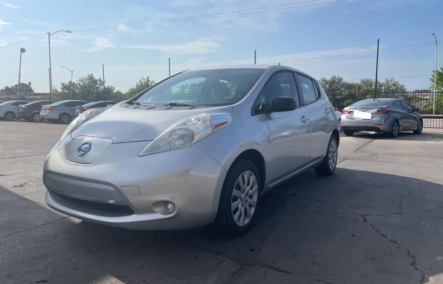 1N4AZ0CP9DC420594 - 2013 NISSAN LEAF S SILVER photo 2