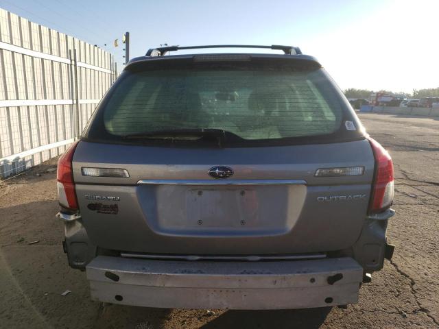 4S4BP61C687343930 - 2008 SUBARU OUTBACK 2.5I SILVER photo 6