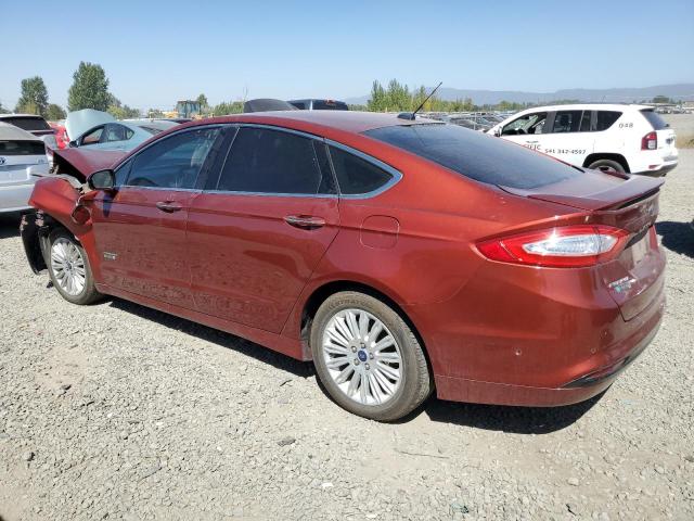 3FA6P0SU9ER357745 - 2014 FORD FUSION TITANIUM PHEV MAROON photo 2