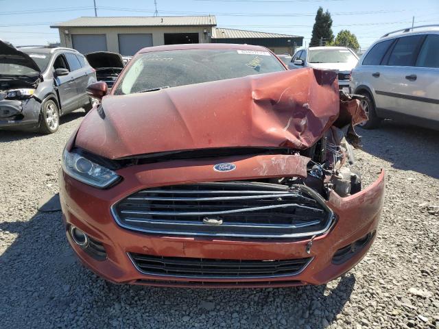 3FA6P0SU9ER357745 - 2014 FORD FUSION TITANIUM PHEV MAROON photo 5