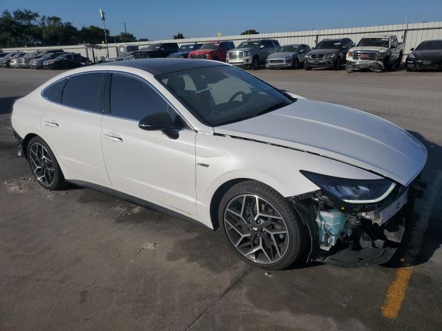 KMHL14JC1NA233649 - 2022 HYUNDAI SONATA N LINE WHITE photo 4