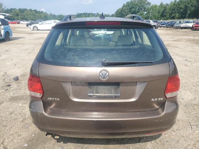 3VWPZ8AJ0BM610567 - 2011 VOLKSWAGEN JETTA S BROWN photo 6