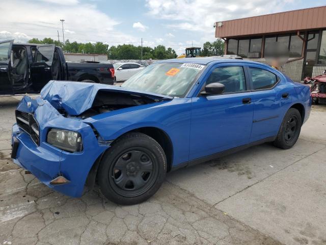 2B3CA4CT0AH256323 - 2010 DODGE CHARGER BLUE photo 1