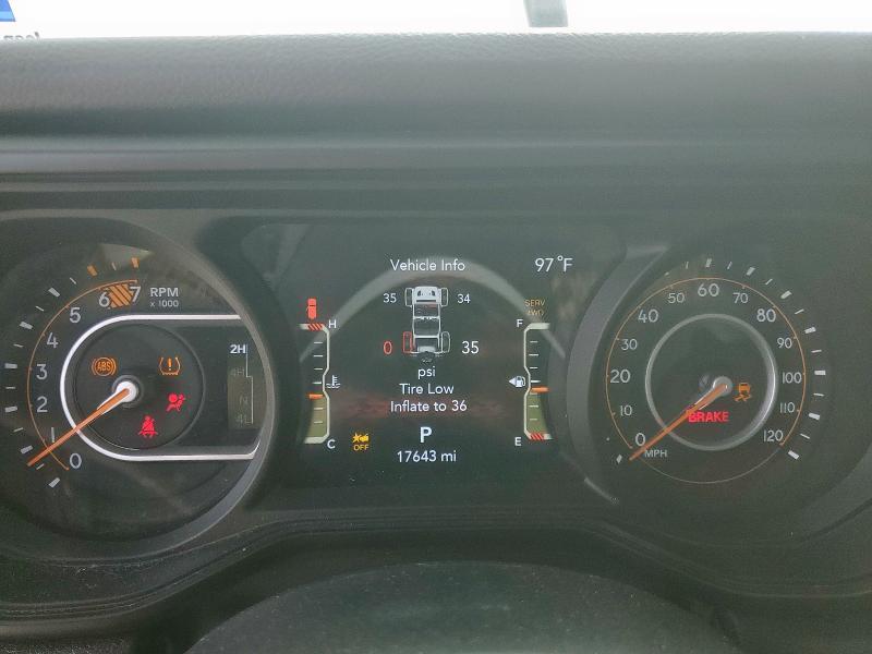 1C4PJXDG8RW243853 - 2024 JEEP WRANGLER SPORT თეთრი ფოტო 9