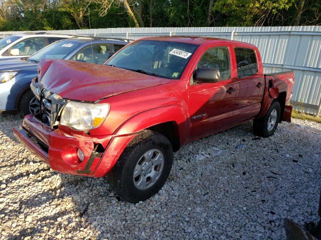 5TEJU62N07Z327819 - 2007 TOYOTA TACOMA DOUBLE CAB PRERUNNER RED photo 1