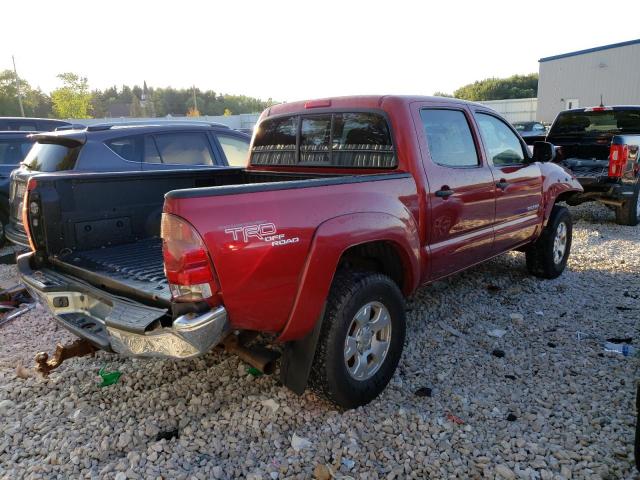 5TEJU62N07Z327819 - 2007 TOYOTA TACOMA DOUBLE CAB PRERUNNER RED photo 3