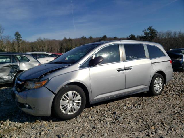 5FNRL5H25GB027238 - 2016 HONDA ODYSSEY LX SILVER photo 2