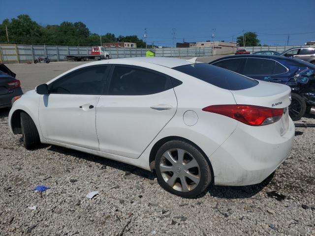 5NPDH4AEXDH425360 - 2013 HYUNDAI ELANTRA GLS WHITE photo 2