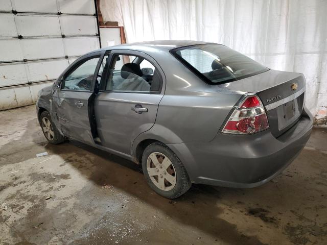 KL1TD56697B166355 - 2007 CHEVROLET AVEO BASE GRAY photo 2