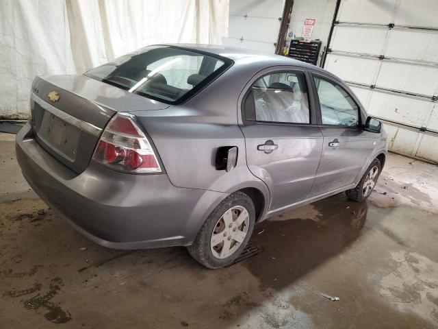 KL1TD56697B166355 - 2007 CHEVROLET AVEO BASE GRAY photo 3
