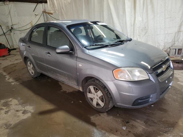 KL1TD56697B166355 - 2007 CHEVROLET AVEO BASE GRAY photo 4