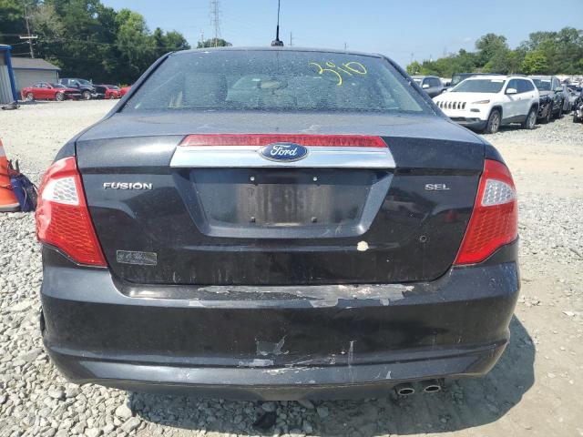 3FAHP0JA7CR219196 - 2012 FORD FUSION SEL BLACK photo 6