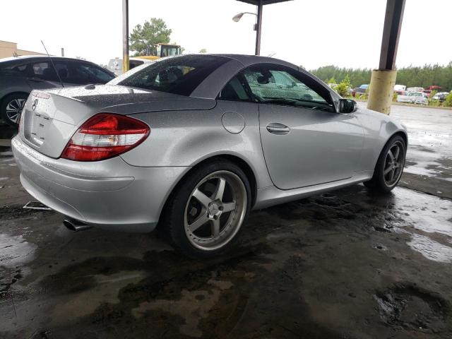 WDBWK56F27F138688 - 2007 MERCEDES-BENZ SLK 350 SILVER photo 3