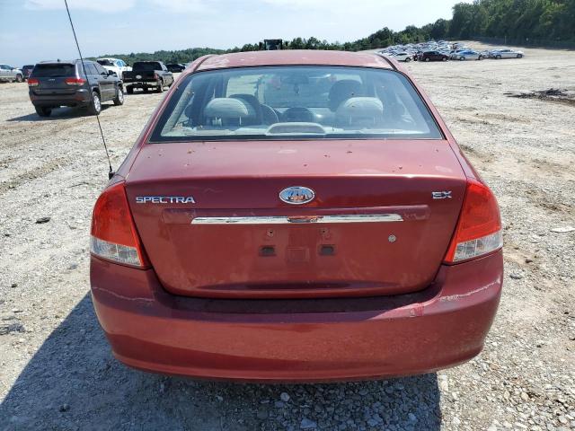 KNAFE221095648495 - 2009 KIA SPECTRA EX BURGUNDY photo 6