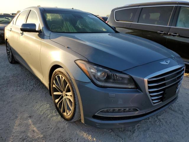 KMHGN4JE5GU117153 - 2016 HYUNDAI GENESIS 3.8L GRAY photo 1