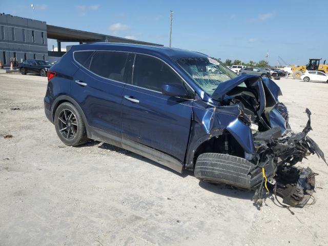 5XYZT3LB4HG455694 - 2017 HYUNDAI SANTA FE SPORT BLUE photo 4