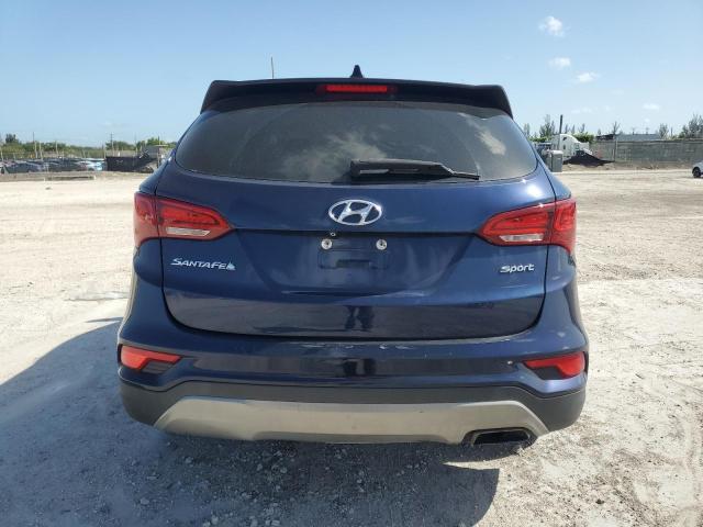 5XYZT3LB4HG455694 - 2017 HYUNDAI SANTA FE SPORT BLUE photo 6
