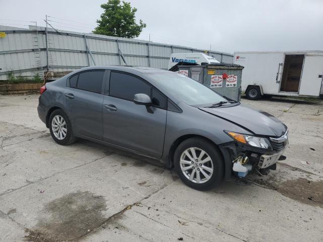 19XFB2F95CE000139 - 2012 HONDA CIVIC EXL GRAY photo 4