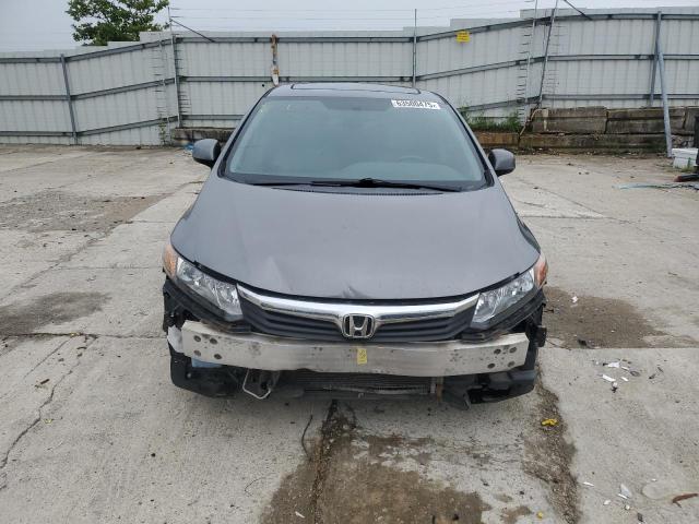 19XFB2F95CE000139 - 2012 HONDA CIVIC EXL GRAY photo 5