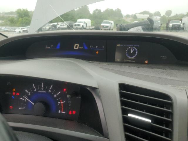 19XFB2F95CE000139 - 2012 HONDA CIVIC EXL GRAY photo 9