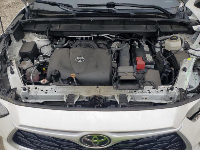5TDGZRBH3MS086032 - 2021 TOYOTA HIGHLANDER XLE WHITE photo 12