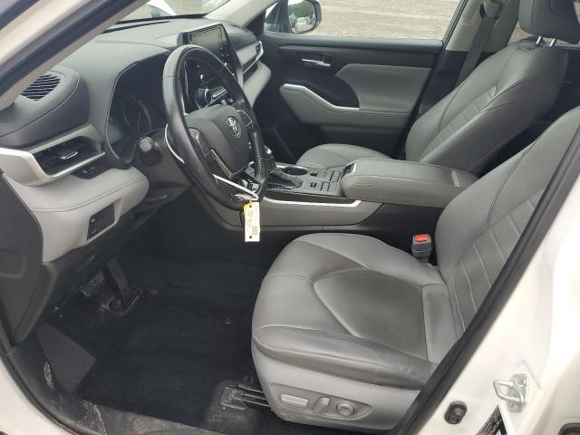 5TDGZRBH3MS086032 - 2021 TOYOTA HIGHLANDER XLE WHITE photo 7