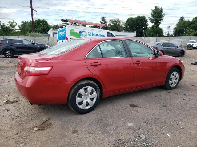 4T1BE46K78U246828 - 2008 TOYOTA CAMRY CE RED photo 3