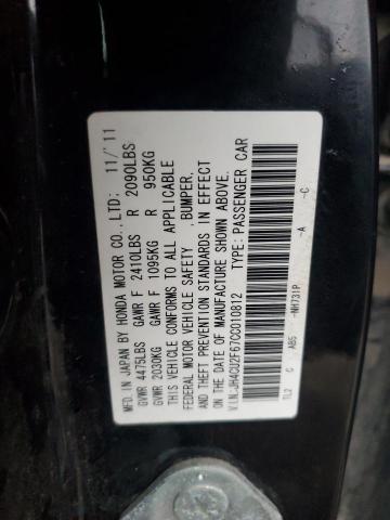 JH4CU2F67CC010812 - 2012 ACURA TSX TECH BLACK photo 12