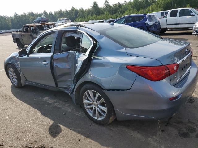 JN1BV7AR2FM407127 - 2015 INFINITI Q50 BASE SILVER photo 2