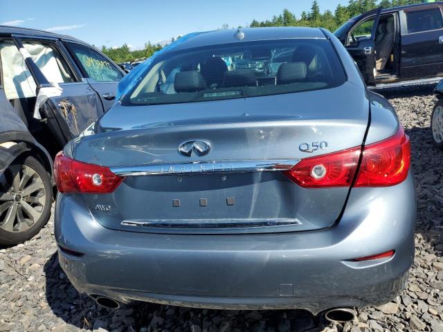 JN1BV7AR2FM407127 - 2015 INFINITI Q50 BASE SILVER photo 6