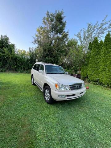 JTJHT00W553551283 - 2005 LEXUS LX 470 TAN photo 4