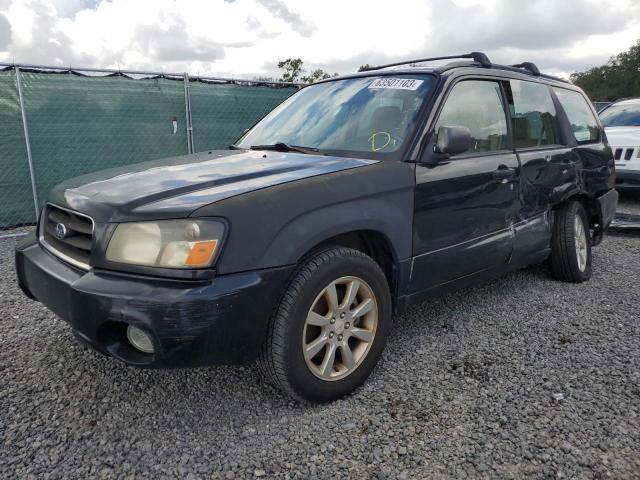 JF1SG65685H743430 - 2005 SUBARU FORESTER 2.5XS Черный фото 1