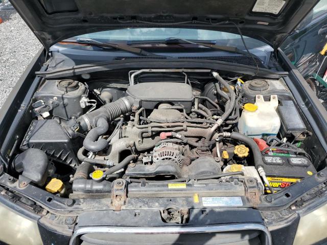 JF1SG65685H743430 - 2005 SUBARU FORESTER 2.5XS Черный фото 11