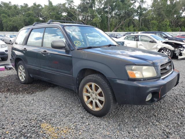 JF1SG65685H743430 - 2005 SUBARU FORESTER 2.5XS Черный фото 4