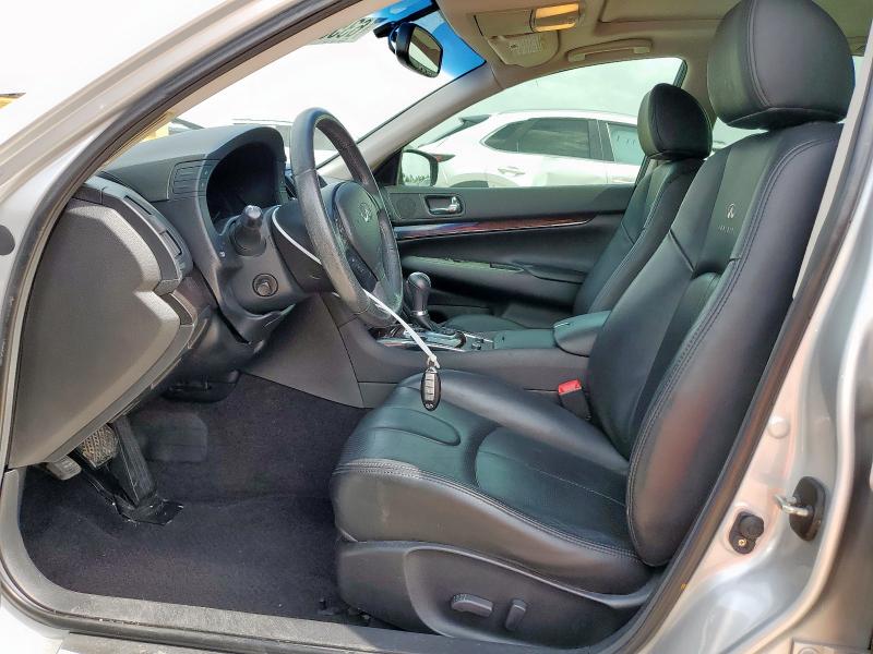 JN1CV6AP8CM936705 - 2012 INFINITI G37 BASE SILVER photo 7