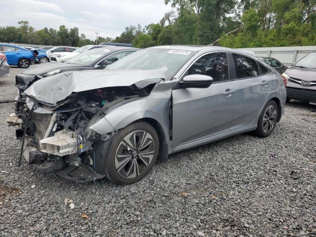 19XFC1F71GE038298 - 2016 HONDA CIVIC EXL SILVER photo 1