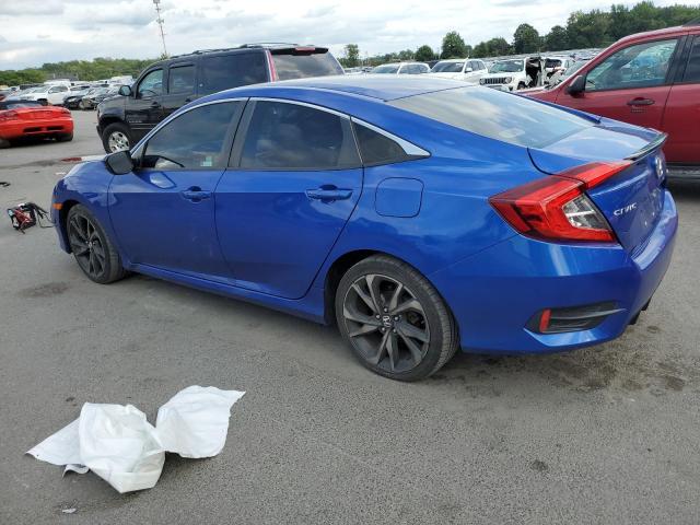 2HGFC2F8XKH523875 - 2019 HONDA CIVIC SPORT 蓝色 照片 2